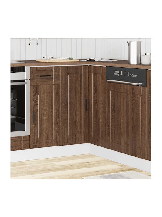 Dulap de Colț Suspendata Brown Oak 75.5x75.5x81...