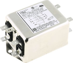 Three-Phase Power Line Filter 440VAC 10A 1.5mA