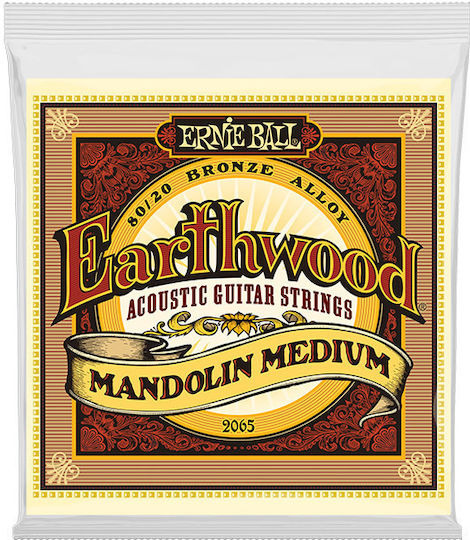 Ernie Ball Earthwood Mandolin Strings Set 80/20 Bronze 10 - 36 Loop End