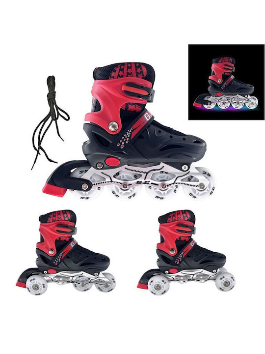 Nils Inline Αυξομειούμενα Rollers Μαύρα Ενηλίκων