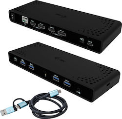 I-tec I-tec Universal Dual 4k Display Station Docking 2xdp 2xhdmi Lan Audio Power Delivery 85w 14176914 8595611707100