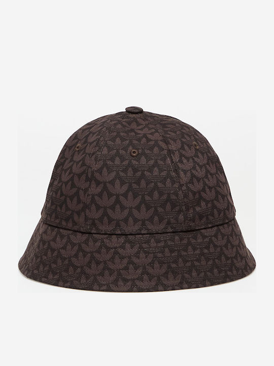 adidas Monogram Bucket Hat Υφασμάτινo Ανδρικό Καπέλο Στυλ Bucket Καφέ