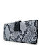 Large Leather Women's Wallet Cards with RFID Blue