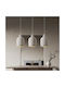 Atman Κρεμαστό Φωτιστικό Χρυσό με Ντουί E27 30x30x46εκ.