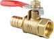 Laize Pneumatic Connector Flexible Pipe Copper Ball Valve Specification Internal 2-barb 10 Mm