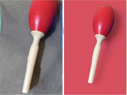 Oxygen Maracas Pair in Red Color