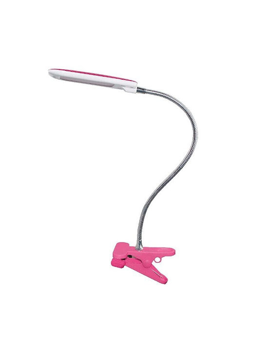 Aca Pvc Kabel Metall Kunststoff Zange LED Schreibtischlampe in Rosa Farbe