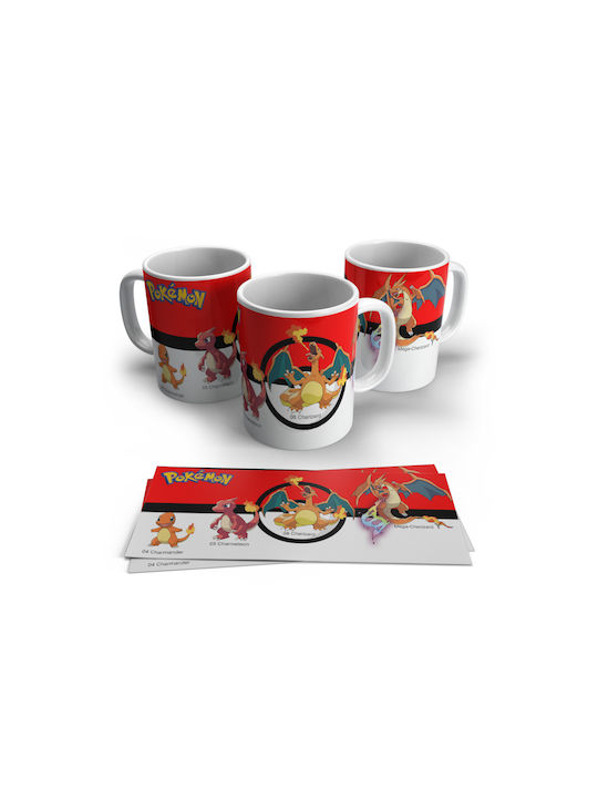 Keramiktasse Weiß 330ml Pokémon 02 Die Tasse ist als Geschenk verpackt