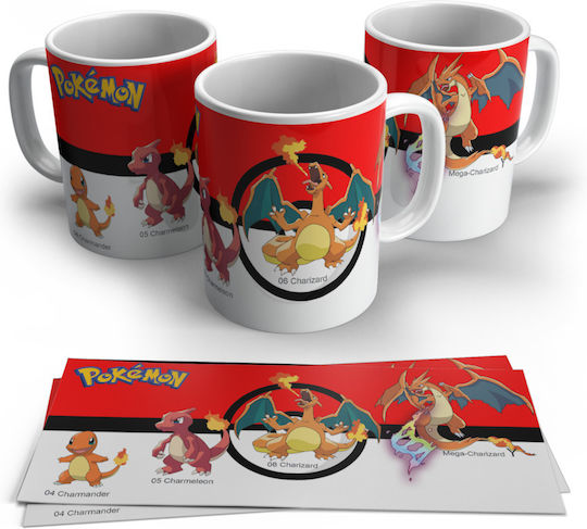 Ceramic White Mug 330ml Pokemon 02 The Mug Is Gift Packaged