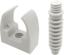 Schraubrunde weiße Kabelklemme 16mm Ecp-16 Chs Packung mit 10