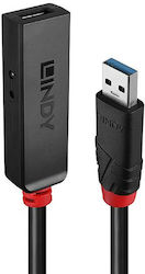 Lindy 43400 Редовна USB 2.0 към Микро USB 3м Черен
