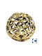 Διακοσμητική Μπάλα Μέταλλο Χρυσή 15x15x15cm Galifas 8583547 Galifas