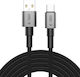 Tech-Protect Ultraboost USB 2.0 Cable USB-C male - USB-A 15W Gray 3m