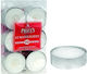 24home.gr Aromatic Tealights In White Colour Up To 10 Hours Duration 12 Pieces