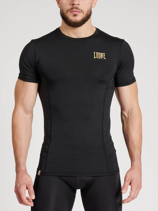 Leone 1947 Short Sleeve Shirt ABX707 Black