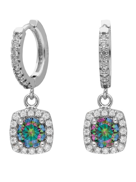 Brizzling Cercei din Argint cu Diamant