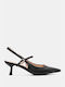 Luigi Pointed Toe Black Heels