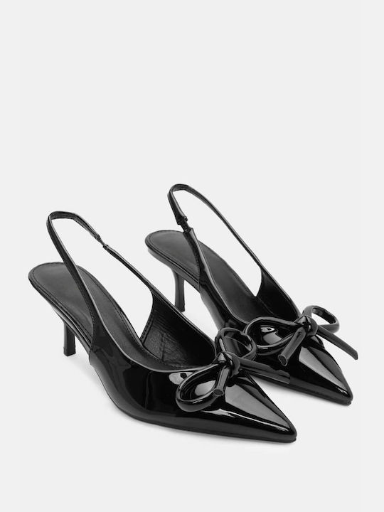 Luigi Pointed Toe Black Heels