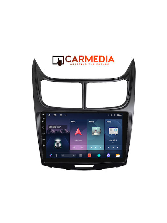 Carmedia Auto-Audiosystem 2009-2014 (Bluetooth/USB/WiFi/GPS/Apple-Carplay/Android-Auto) mit Touchscreen 9"