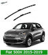 Front Wiper Blade Set Fiat 500x 2015-2019 65cm 34cm Bosch Aerotwin 3398000139 26" & 13" 2 Pieces