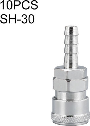 Laize Sh-30 10 Pcs C-type Self-lock Air Tube Pneumatic Quick Fitting Connector