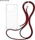 Silicone Case with Cord Sonique Armor Clear Rea...