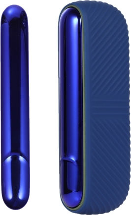 Iqos Iluma Θήκη Φόρτισης Ηλεκτρονικής Θήκης Τσιγάρων Σιλικόνης Πλαϊνό Κάλυμμα Σκούρο Μπλε