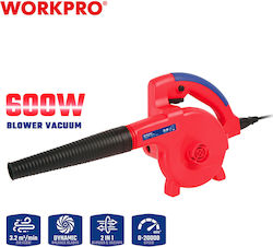 WorkPro Листосъбирач / Вентилатор Електрически 600W