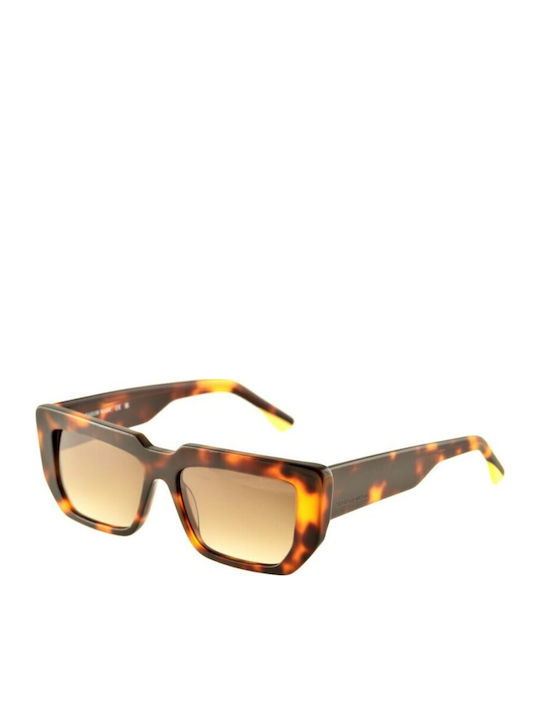 Tailor Made Women's Sunglasses with Brown Tartaruga Horn-Rimmed Frame and Brown Gradient Lenses TM15250-C2