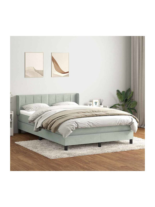 Vidaxl Box Spring Bed Mattress Light Gray 160x2...
