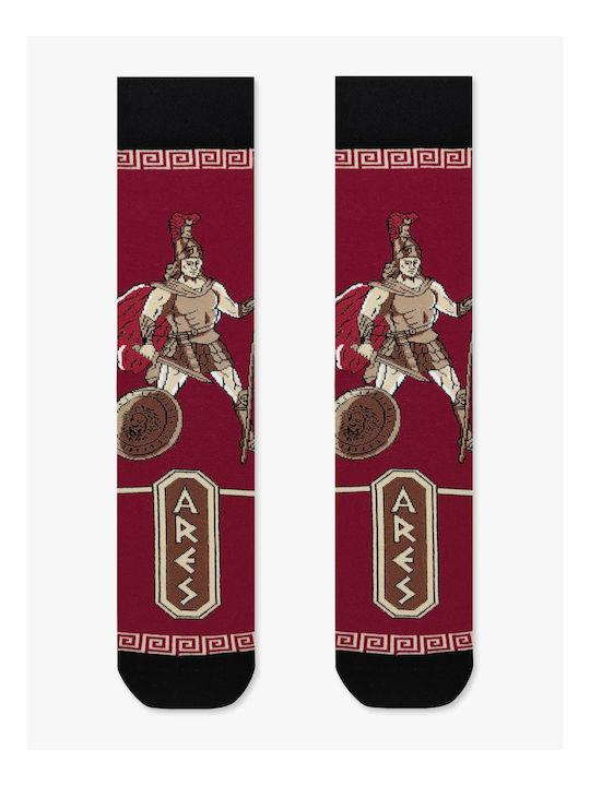 Nodo Cotton Sock Designs Ares Greek God