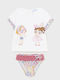 Mayoral Kinder Badeanzug Bademoden-Set Pink