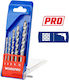 WorkPro Set of 5 Diamond Drills for Masonry