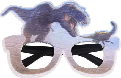 3 Τεμ Αστεία Γυαλιά Dinosaur Διακοσμητικά Πάρτι Γενεθλίων Φωτογραφικά Στηρίγματα H Model