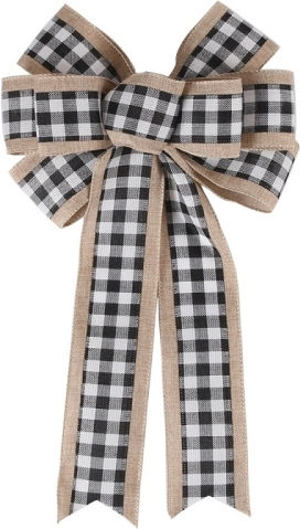 Hängender Bogen Ornament Gray 24x41cm
