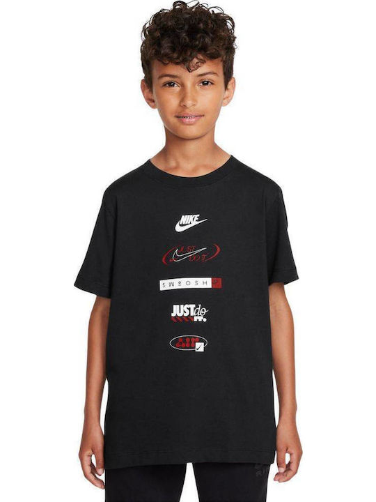 Kids' T-shirt Black Sportswear