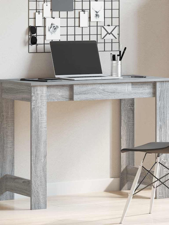 Schreibtisch Holz Grey Sonoma 100x45x75cm