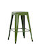 Hocker für Bar Für den Außenbereich Melita Light Olive Green 1Stück 43x43x67cm