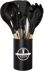 Cooking Utensil Set Black 12pcs