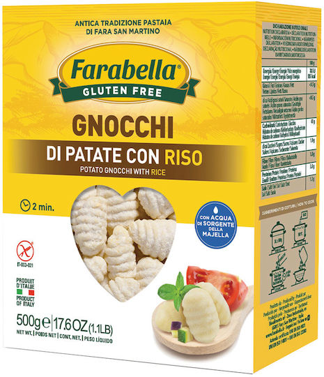Farabella Νιόκι Gnocchi Πατάτας Ρυζιού Χωρίς Γλουτένη 500gr