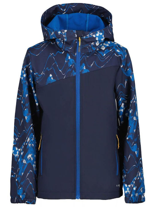Kids' Sports Jacket with Hood Dark Blue