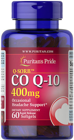 Puritan's Pride CO Q10 400мг 60 софтджел