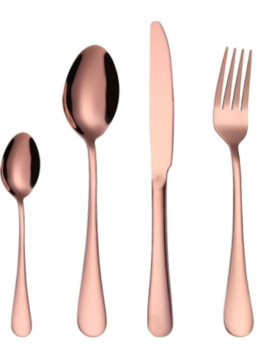 Cutlery Set Stainless Rose Gold 24pcs