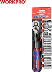 WorkPro WP202558 Καστάνια με Καρυδάκια 1\2" 12τμχ