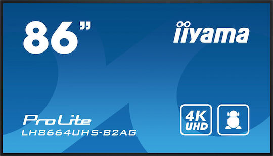 Iiyama LH8664UHS-B2AG Public Display LCD IPS 4K UHD 86"