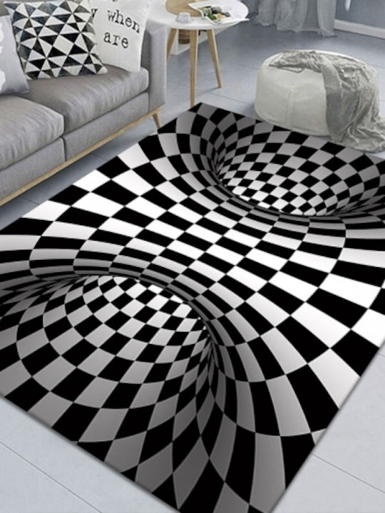 3D Geometric Stereo Trap Vision Carpet Living R...