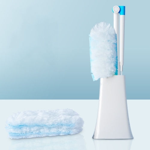 Foldable Disposable Feather Duster Mop Cloth Base+2