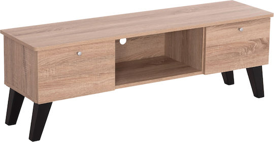Έπιπλο Τηλεόρασης Iren Sonama Oak-μαύρο Μ120xΠ32.5xΥ33cm