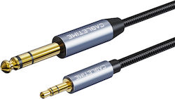 Cabletime CT-AV321-H11G-AG1 6,3 Mm De Sex Masculin - 3,5 Mm Male 1m