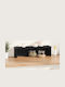 Vidaxl Stackable Kitchen Rack Black 60x15x16 cm Black